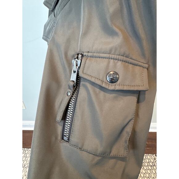 S13 Full Zip Faux-Fur Hood Canyon Parka Coat Military Green Women's Size Large - Picture 5 of 12